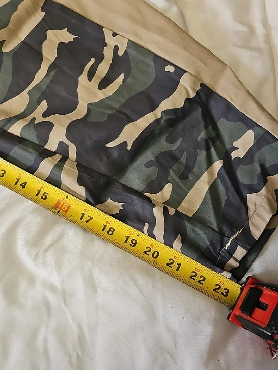 Camo Button-Front Overalls - Picture 7 of 8